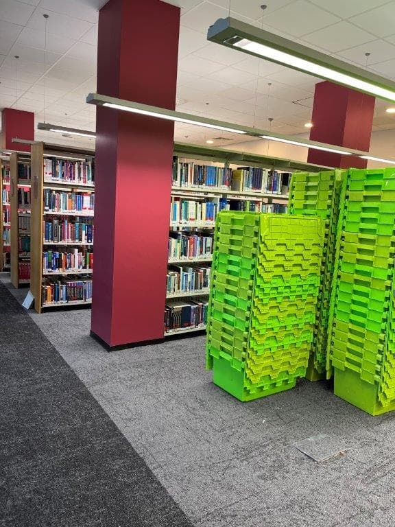 Library Relocation crates